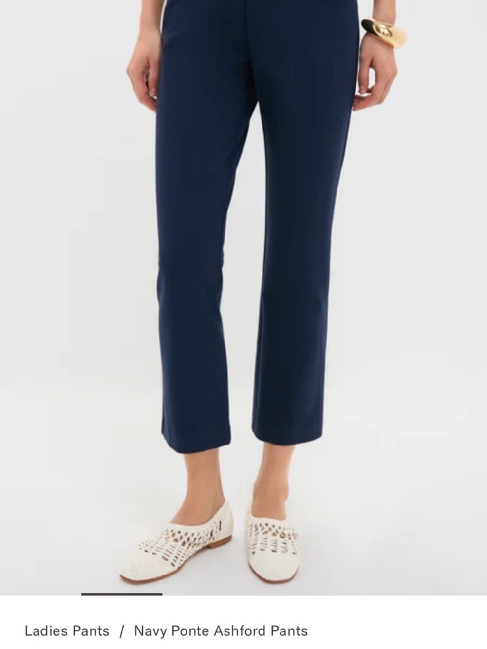 Tuckernuck Navy Ponte Ashford Pants - Small